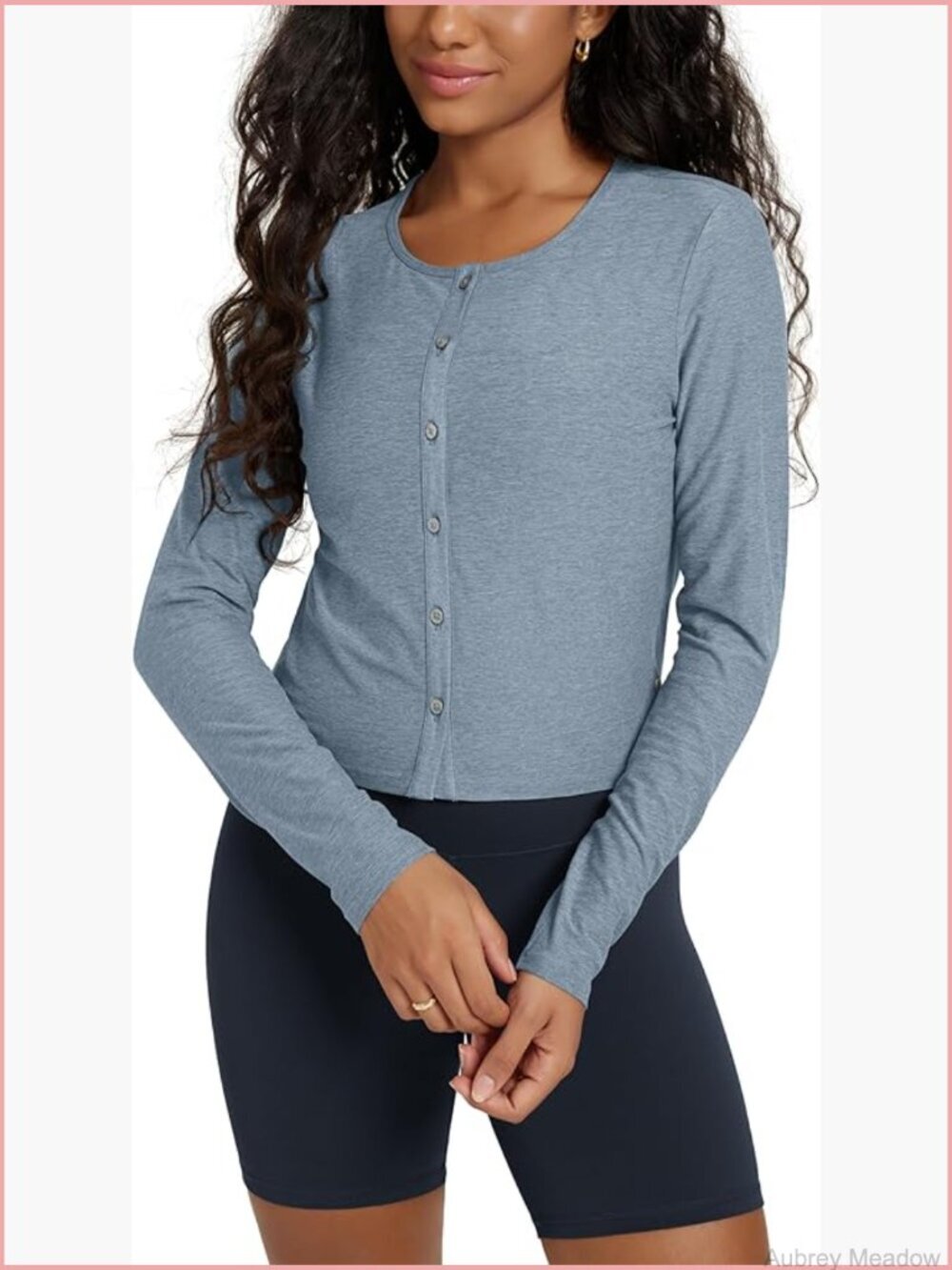 Ultra Soft Tech Performance Long Sleeve Crop Cardigan